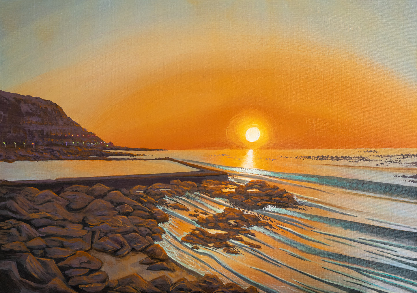 Dalebrook Sunrise (2023) - Original Acrylic Painting